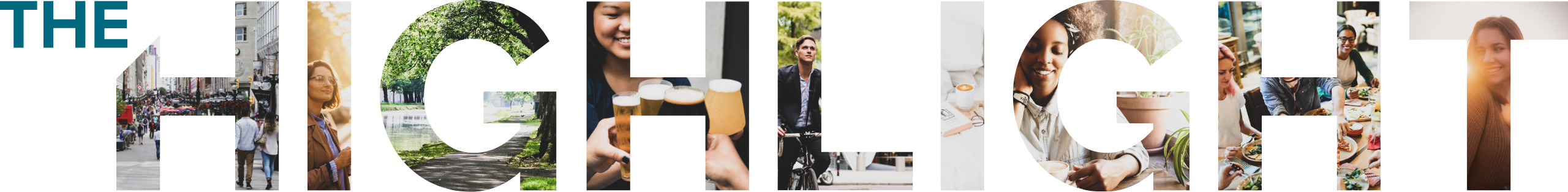 The Highlight lifestyle collage
